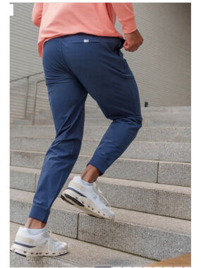 Men's RHOBACK Blue Joggers XL